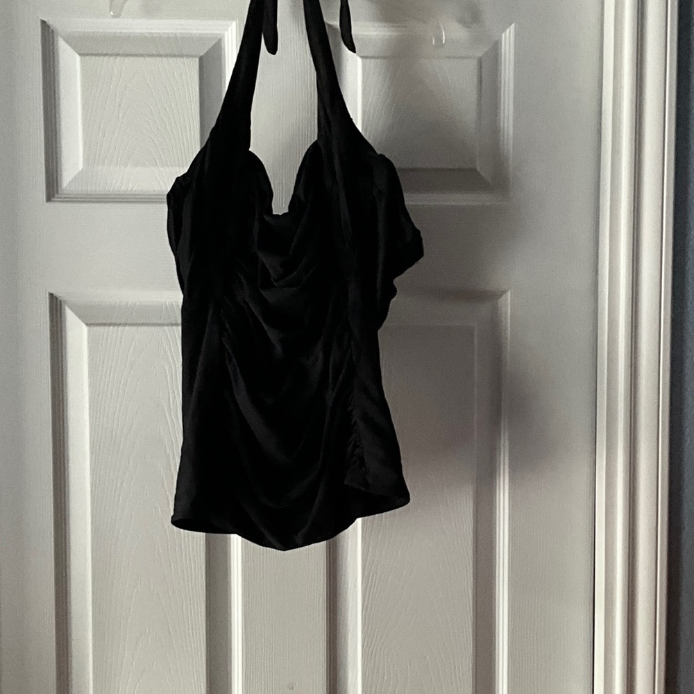 Miraclesuit Black Swim halter top